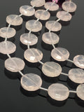 Rose Quartz Gemston Beads, Jewelry Supplies, Wholesale Bulk Beads, 14mm -14.5mm, 7.5” Strand