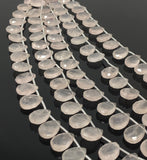 Rose Quartz Gemston Beads, Jewelry Supplies, Wholesale Bulk Beads, 14x10mm, 8” Strand