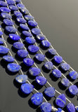 Natural Lapis Lazuli Gemstone Beads, Bulk Wholesale Beads, Jewelry Supplies, 14.5x10mm, 8” Strand