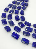 Natural Lapis Lazuli Gemstone Beads, Bulk Wholesale Beads, Jewelry Supplies, 14x9.5mm - 14.5x10mm, 7.75” Strand