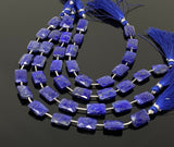 Natural Lapis Lazuli Gemstone Beads, Bulk Wholesale Beads, Jewelry Supplies, 14x9.5mm - 14.5x10mm, 7.75” Strand
