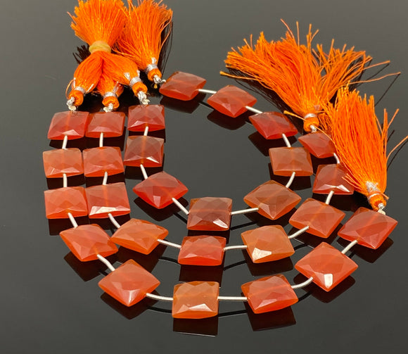 Natural Carnelian Gemstone Beads, Jewelry Supplies, Bulk Wholesale Beads, 13.5mm - 14mm