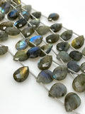 Natural Labradorite Gemstone Beads, Bulk Wholesale Beads, Jewelry Supplies, 13x9mm - 14x10mm