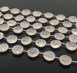 Rose Quartz Gemston Beads, Jewelry Supplies, Wholesale Bulk Beads, 14mm -14.5mm, 7.5” Strand