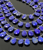 Natural Lapis Lazuli Gemstone Beads, Bulk Wholesale Beads, Jewelry Supplies, 14.5x10mm, 8” Strand