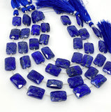 Natural Lapis Lazuli Gemstone Beads, Bulk Wholesale Beads, Jewelry Supplies, 14x9.5mm - 14.5x10mm, 7.75” Strand