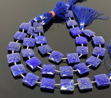 Natural Lapis Lazuli Gemstone Beads, Bulk Wholesale Beads, Jewelry Supplies, 14 - 14.5mm, 7.5” Strand