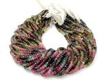 Tourmaline Gemstone Beads, Watermelon Multi Color Tourmaline Beads, Jewelry Making Bulk Wholesale Supplies, Spiritual Healing Crystal Beads