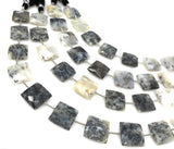 Dendrite Opal Gemstone Beads, Dendritic Opal Beads, Bulk Wholesale Beads, Jewelry Supplies, 13.5mm - 14mm