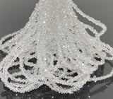 Herkimer Diamond, Herkimer Diamond Quartz Beads, Gemstone Beads, Bulk Wholesale Beads, Jewelry Supplies, 4mm-5mm, 8"/ 16" Strand