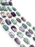 Natural Fluorite Beads, Gemstone Beads, Jewelry Supplies, Wholesale Bulk Beads, 14x10mm - 14.5x10.5mm, 8” Strand