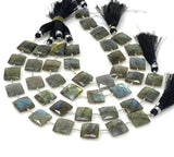 Natural Labradorite Gemstone Beads, Bulk Wholesale Beads, Jewelry Supplies , 13mm - 14mm