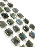 Natural Labradorite Gemstone Beads, Bulk Wholesale Beads, Jewelry Supplies , 13mm - 14mm