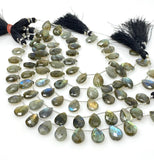 Natural Labradorite Gemstone Beads, Bulk Wholesale Beads, Jewelry Supplies, 13x9mm - 14x10mm