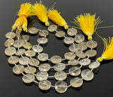 Golden Rutile Beads, Gemstone Beads, Jewelry Supplies for Jewelry Making, Wholesale Beads, Bulk Beads, 14mm - 15mm