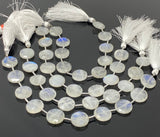 Rainbow Moonstone Beads, Moonstone Briolette Beads, Gemstone Beads, Bulk Wholesale Beads, 14.5mm, 8” Strand