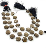 Natural Smoky Quartz Gemstone Beads, Jewelry Supplies, Wholesale Bulk Gemstone Beads, 14mm