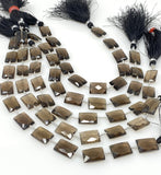 Natural Smoky Quartz Gemstone Beads, Jewelry Supplies, Wholesale Bulk Gemstone Beads, 13.5x9mm - 14x10mm