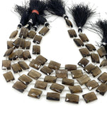 Natural Smoky Quartz Gemstone Beads, Jewelry Supplies, Wholesale Bulk Gemstone Beads, 13.5x9mm - 14x10mm