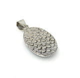 Larimar Gemstone Pendant, Silver Bohemian Jewelry, Spiritual Healing Crystal Pendant, Chakra Jewelry, December Birthstone Gifts for Her