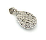 Larimar Pendant, Gemstone Pendant, Bohemian Jewelry, Sterling Silver Pendant, Natural Gemstone Pendant, 1.50” x 0.80”