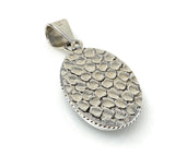 Natural Larimar Gemstone Pendant, Bohemian Jewelry, Sterling Silver Pendant, Gifts for Her, 1.50” x 0.75”