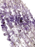 Amethyst Gemstone Beads - Rough Polished, Wholesale Gemstone Beads, February Gemstone, Spirituality Crystal Beads, Healing Beads, 8" Strand
