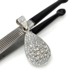 Larimar Pendant, Gemstone Pendant, Bohemian Jewelry, Sterling Silver Pendant, Natural Gemstone Pendant, 1.55” x 0.75”