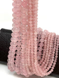 Rose Quartz Gemston Beads, Jewelry Supplies for Jewelry Making, Wholesale Bulk Beads, Spiritual Crystal Beads, Chakra Energy Healing Beads