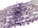Amethyst Gemstone Beads - Rough Polished, Wholesale Gemstone Beads, February Gemstone, Spirituality Crystal Beads, Healing Beads, 8" Strand
