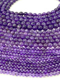 15” Natural Amethyst Gemstone Beads, Jewelry Supplies, Wholesale Gemstone Beads,