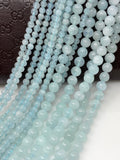 15” Aquamarine Beads, Gemstone Beads, Wholesale Beads, Jewelry Supplies for Jewelry Making, Bulk Beads