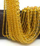 15” Citrine Gemstone Beads, Citrine Beads, Jewelry Supplies, Jewelry Making, Wholesale Beads, Bulk Beads