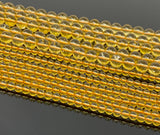 15” Citrine Gemstone Beads, Citrine Beads, Jewelry Supplies, Jewelry Making, Wholesale Beads, Bulk Beads