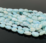 Larimar Gemstone Beads, Spiritual Healing Crystal Larimar Beads AAA Quality, Throat Chakra, December Birthstone JewelrySupplies, 8mm-11mm