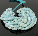 Larimar Gemstone Beads, Spiritual Healing Crystal Larimar Beads AAA Quality, Throat Chakra, December Birthstone JewelrySupplies, 8mm-11mm