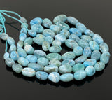 Larimar Beads, Gemstone Beads, Genuine Dominican Republic Larimar Beads - AAA+ Quality, Jewelry Supplies, Healing Crystal, 8x7mm- 17x11mm