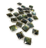 Labradorite Connectors, Silver Plated Gemstone Connectors, Labradorite Links, Bulk Wholesale Jewelry Supplies