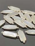 Silver Plated Gemstone Connectors Perfect for Bracelets & Necklaces