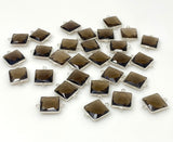 9Pcs / 10Pcs Smokey Quartz Connectors, Silver Plated Gemstone Connectors, Wholesale Jewelry Findings forJewelry Making, Bulk Charms