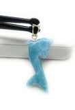 16g Larimar Dolphin Pendant, Larimar Pendant, Bohemian Jewelry, Dominican Republic Larimar Pendant
