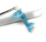 14g Larimar Dolphin Pendant, Larimar Pendant, Bohemian Jewelry, Dominican Republic Larimar Pendant