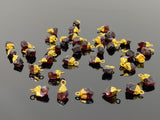 10Pcs Raw Garnet Gemstone Charms, DIY Gold Electroplated Rough Garnet Charms, Bulk Wholesale Jewelry Supplies, 12mm- 15mm