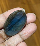 Labradorite Cabochon, Natural Gemstone Cabochon, Labradorite , Wire Wrapping Jewelry Supplies, Jewelry Making, 35.5mmx 22.30mm