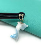 Larimar Dolphin Pendant, Caribbean Larimar Pendant, Atlantis Stone Bohemian Jewelry, Dominican Republic Larimar Pendant