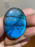 Labradorite Cabochon, Natural Gemstone Cabochon, Labradorite , Wire Wrapping Jewelry Supplies, Jewelry Making, 44.65mm x 33.75mm