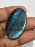 Labradorite Cabochon, Natural Gemstone Cabochon, Labradorite , Wire Wrapping Jewelry Supplies, Jewelry Making, 35.5mmx 22.30mm