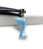 6g Larimar Dolphin Pendant, Larimar Pendant, Bohemian Jewelry, Dominican Republic Larimar Pendant
