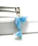 Larimar Dolphin Pendant, Caribbean Larimar Pendant, Atlantis Stone Bohemian Jewelry, Dominican Republic Larimar Pendant