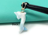 Larimar Dolphin Pendant, Caribbean Larimar Pendant, Atlantis Stone Bohemian Jewelry, Dominican Republic Larimar Pendant
